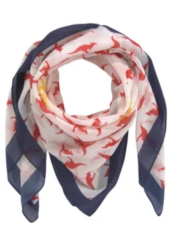 KangaROOS Modetuch, Mit KangaRoos Schriftzug Marine, Pink