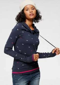 KangaROOS Kapuzenpullover mit Minimal-Allover-Druck Marine, Graublau, Schwarz -KANGAROOS Verkäufe 023a60e5 e9ec 5653 8666 2944041763d1