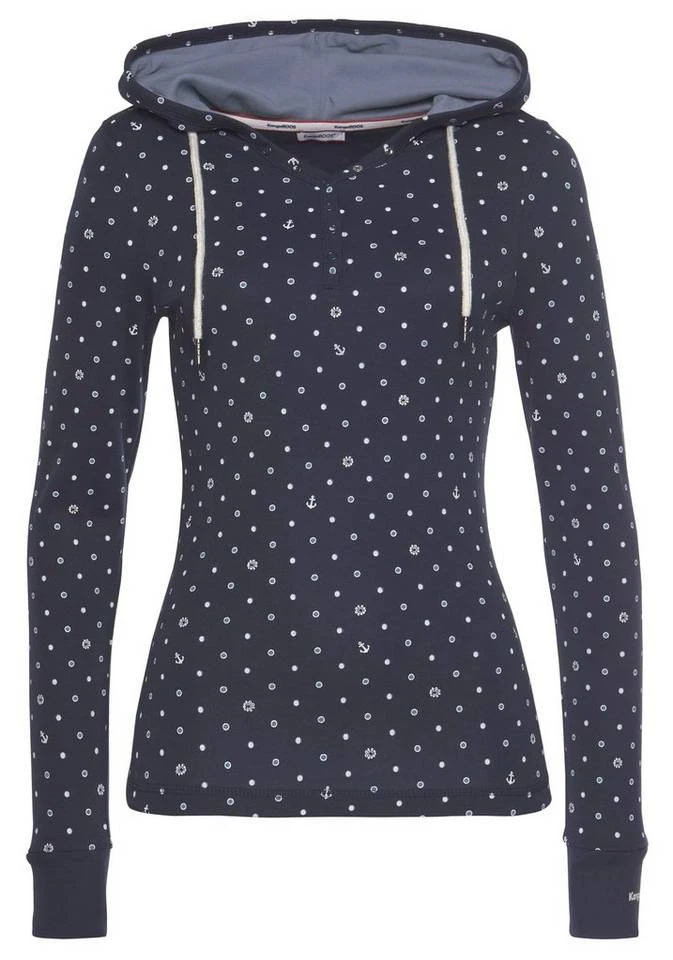 04d48be4-f07b-5a2b-b93b-904df81d9df2.jpg KangaROOS Langarmshirt mit filigranem Allover-Druck und Knopfleiste - NEUE KOLLEKTION Marine-hellblau, Grün-marine -KANGAROOS Verkäufe 04d48be4 f07b 5a2b b93b 904df81d9df2