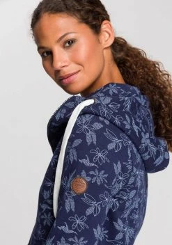 KangaROOS Kapuzensweatjacke mit modischem Minimal-Allover-Druck Marine, Himbeere-meliert -KANGAROOS Verkäufe 07a14a4b 3a43 562a 8e22 447cd06ea5b7