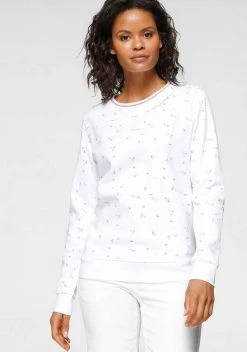 KangaROOS Sweatshirt in verschiedenen maritimen Druck-Varianten Wei&szlig;, Himbeere-meliert, Marine -KANGAROOS Verkäufe 08910ec5 afb4 57fb ba41 5bf5956cbfb2