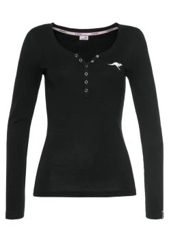 KangaROOS Langarmshirt mit Känguru-Logodruck und Knopfleiste - NEUE KOLLEKTION Himbeere-meliert, Schwarz 11 KangaROOS Langarmshirt mit Känguru-Logodruck und Knopfleiste - NEUE KOLLEKTION Himbeere-meliert, Schwarz -KANGAROOS Verkäufe 0c16f403 8353 5d7a 991b 8f8a7d02638a