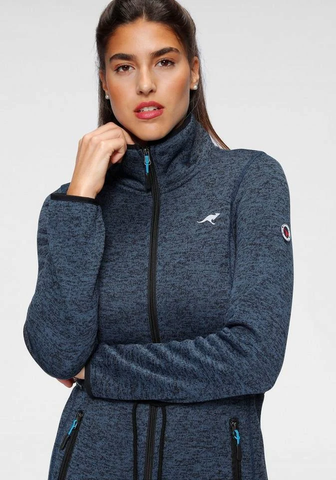 KangaROOS Strickfleecejacke mit Stehkragen und 2-Wege-Reißverschluss 11 KangaROOS Strickfleecejacke mit Stehkragen und 2-Wege-Reißverschluss – Bild 9