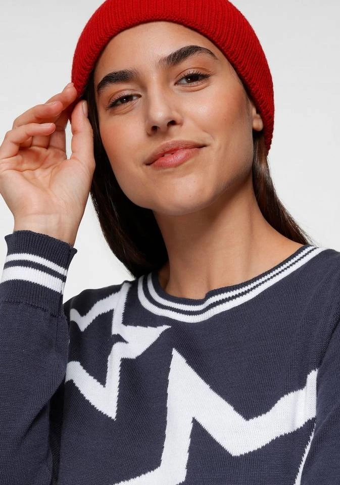 KangaROOS Jacquardpullover mit trendigem Stern-Design und Konstrast-Streifen - NEUE KOLLEKTION 5 KangaROOS Jacquardpullover mit trendigem Stern-Design und Konstrast-Streifen - NEUE KOLLEKTION – Bild 3