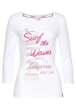 KangaROOS 3/4-Arm-Shirt mit auffälligen Schriftzügen Hellgrau-meliert, Marine, Weiß, Pink 28 KangaROOS 3/4-Arm-Shirt mit auffälligen Schriftzügen Hellgrau-meliert, Marine, Weiß, Pink -KANGAROOS Verkäufe 1222c5cb d9f7 56e3 afe0 f3560353c54e