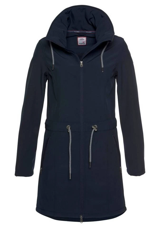 KangaROOS Softshelljacke mit versteckt, verstaubarer Kapuze Schwarz, Rosa, Marine, Graublau 9 KangaROOS Softshelljacke mit versteckt, verstaubarer Kapuze Schwarz, Rosa, Marine, Graublau – Bild 7
