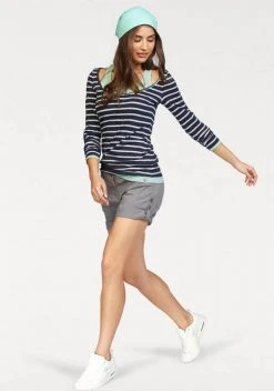 KangaROOS Bermudas krempelbar Marine, Hellblau-bedruckt, Weiß, Hellgrau -KANGAROOS Verkäufe 15218873