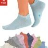 KangaROOS Sneakersocken (10-Paar) mit erhöhter Ferse Bunt, Schwarz -KANGAROOS Verkäufe 15520321
