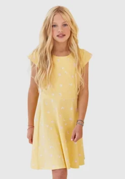 KangaROOS Skaterkleid mit kleinen Flügelärmeln