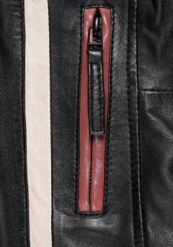 KangaROOS Lederjacke mit farblich abgesetzten Details -KANGAROOS Verkäufe 171da476 dc24 5983 b0ea 0d364c174542