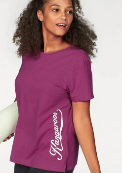 KangaROOS T-Shirt Große Größen Schwarz-wei&szlig;, Weinrot, Fuchsia, Marine -KANGAROOS Verkäufe 17444132