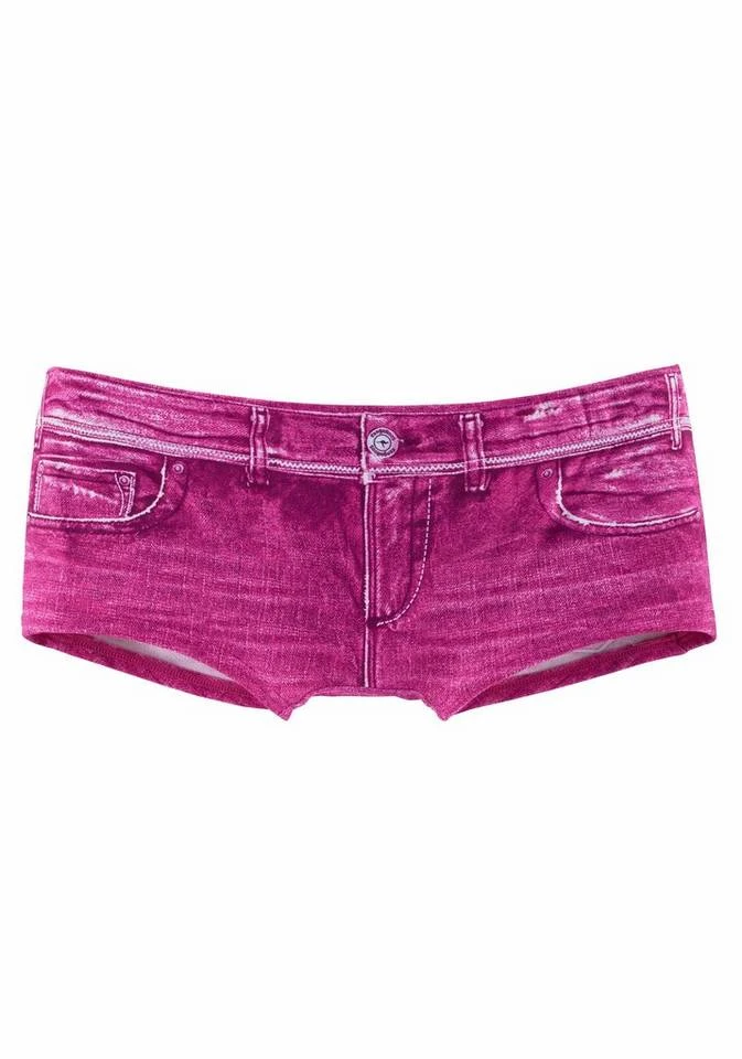KangaROOS Bikini-Hotpants »Patty«, in angesagter Jeans-Optik Pink, Schwarz 4 KangaROOS Bikini-Hotpants »Patty«, in angesagter Jeans-Optik Pink, Schwarz – Bild 2
