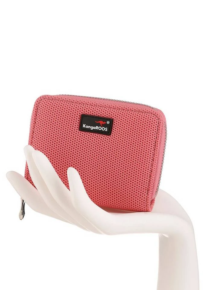 KangaROOS Geldbörse, im praktischem Format Blau, Schwarz, Koralle 4 KangaROOS Geldbörse, im praktischem Format Blau, Schwarz, Koralle – Bild 2