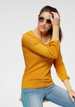 KangaROOS Rundhalspullover Marine-wei&szlig;, Gelb-wei&szlig; -KANGAROOS Verkäufe 1d31f845 1050 522b 9183 25ffb43fa337