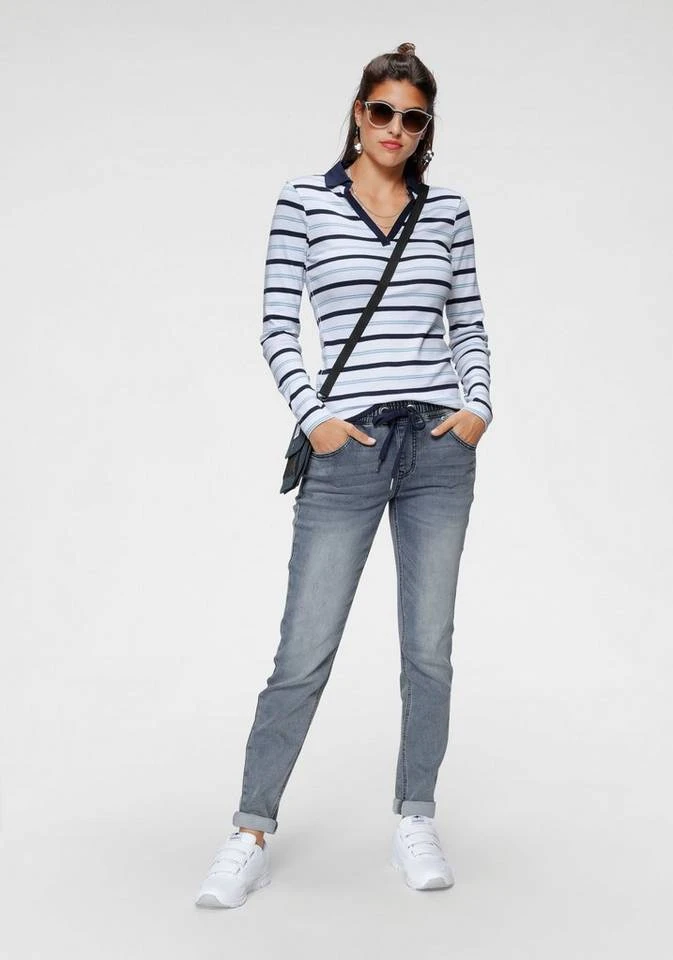 1e9524ef-c5b4-5c63-b87f-3e9b45ab8433.jpg KangaROOS Jogg Pants in Denim-Optik mit elastischem Bündchen Black-used, Dark-rinsed, Blue-used, Schwarz -KANGAROOS Verkäufe 1e9524ef c5b4 5c63 b87f 3e9b45ab8433