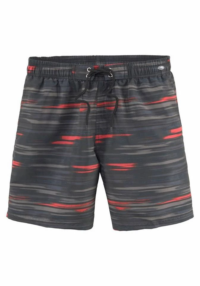 20169774.jpg KangaROOS Badeshorts, im modischen Design Marine-lime, Schwarz-grau -KANGAROOS Verkäufe 20169774