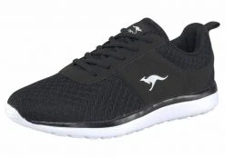 KangaROOS »Bumpy« Sneaker Schwarz, Altrosa