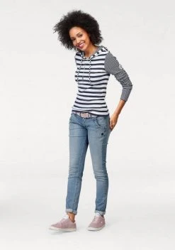 KangaROOS Kapuzenshirt im schönen Streifen-Mix mit passender Kordel Marine-weiß-gestreift, Hellblau-weiß-gestreift, Grün-marine-gestreift, Rosa-weiß-gestreift 6 KangaROOS Kapuzenshirt im schönen Streifen-Mix mit passender Kordel Marine-weiß-gestreift, Hellblau-weiß-gestreift, Grün-marine-gestreift, Rosa-weiß-gestreift -KANGAROOS Verkäufe 21381862