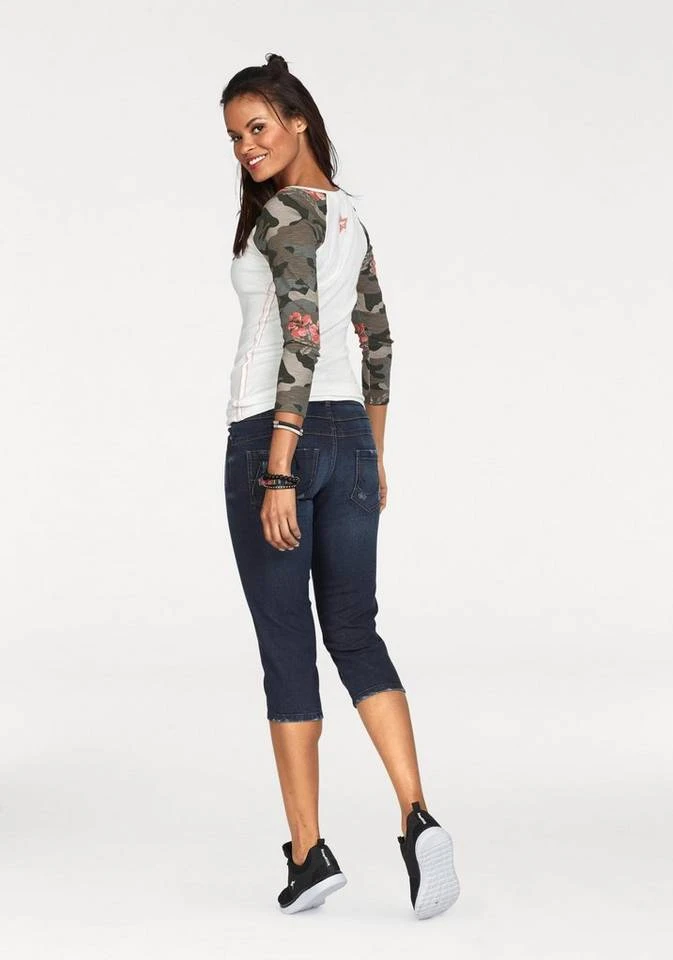 KangaROOS Caprijeans in 7/8 Länge mit destroyed Details Darkblue-used, Blau-denim 11 KangaROOS Caprijeans in 7/8 Länge mit destroyed Details Darkblue-used, Blau-denim – Bild 9