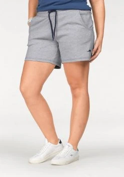 KangaROOS Sweatshorts mit kontrastfarbener Kordel und kleinem Label-Print Hellgrau-meliert, Himbeere, Marine, Weiß 14 KangaROOS Sweatshorts mit kontrastfarbener Kordel und kleinem Label-Print Hellgrau-meliert, Himbeere, Marine, Weiß -KANGAROOS Verkäufe 22730516