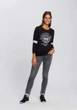 KangaROOS Sweatshirt mit sportlichen Kontrasteinsätzen am Ärmel Schwarz, Marine-bedruckt, Grün -KANGAROOS Verkäufe 22945e9a 9fda 5a1b bbd3 d803a7cb84dd