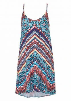 KangaROOS Sommerkleid im Festival Look, ausgestellter A-Form, mit Zierbändern hinten -KANGAROOS Verkäufe 23313062