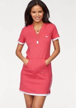 KangaROOS Sweatkleid im 2-in-1-Look Türkis, Pink, Nachtblau, Schwarz