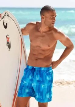 KangaROOS Badeshorts Schwarz-bedruckt, Blau-bedruckt -KANGAROOS Verkäufe 25100248