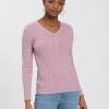 KangaROOS Strickpullover mit Knöpfen in gestreift und uni Rosa, Marine, Graublau -KANGAROOS Verkäufe 25222779 c964 5f7b b8fb 7cac9130d8c8