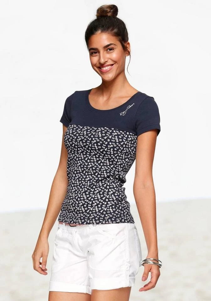 KangaROOS T-Shirt mit verschiedenen Prints Weiß-blau-gestreift, Türkis-gemustert, Blau-weiß-gestreift-geblümt, Marine-gemustert 10 KangaROOS T-Shirt mit verschiedenen Prints Weiß-blau-gestreift, Türkis-gemustert, Blau-weiß-gestreift-geblümt, Marine-gemustert – Bild 8