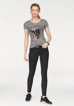 KangaROOS T-Shirt mit großem Flaggen-Front-Print -KANGAROOS Verkäufe 25576838