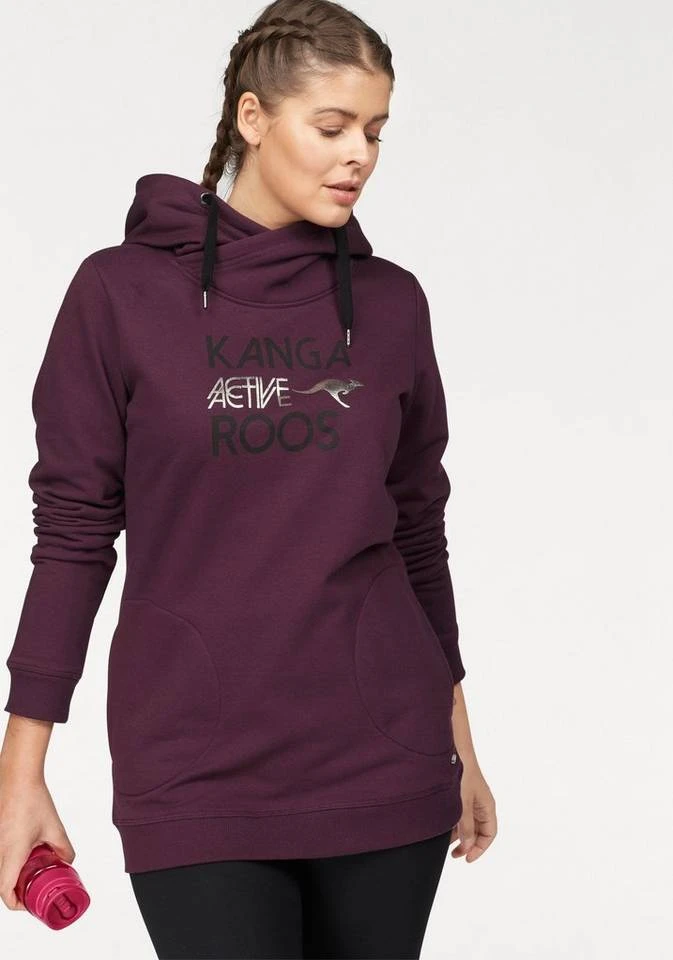 KangaROOS Sweatshirt Große Größen Schwarz, Aubergine, Petrol 12 KangaROOS Sweatshirt Große Größen Schwarz, Aubergine, Petrol – Bild 10