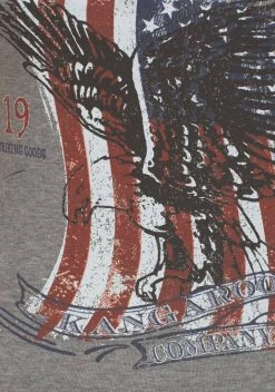 KangaROOS T-Shirt mit großem Flaggen-Front-Print -KANGAROOS Verkäufe 26893921