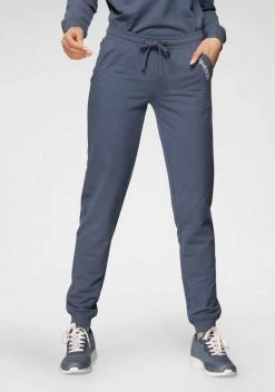 KangaROOS Jogger Pants mit Logo-Schriftzug an der Tasche - NEUE KOLLEKTION Schwarz, Graublau