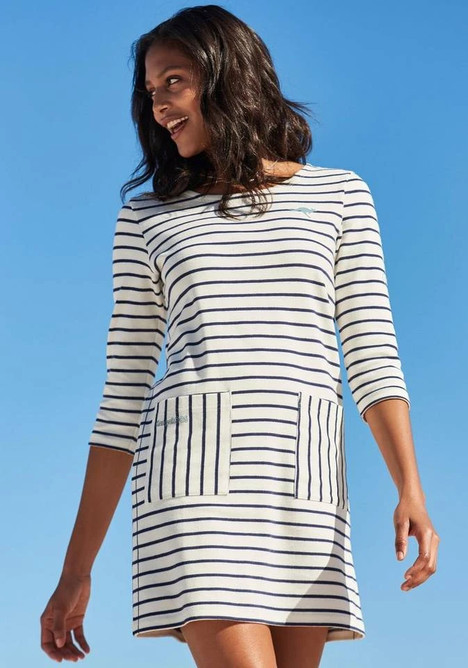 27333944.jpg KangaROOS Sweatkleid im maritimen Streifenmuster Schwarz-wollweiß, Weiß-marine-gestreift -KANGAROOS Verkäufe 27333944