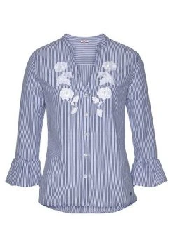 KangaROOS Hemdbluse mit Volants am Ärmel und Blumen-Stickerei vorne 6 KangaROOS Hemdbluse mit Volants am Ärmel und Blumen-Stickerei vorne -KANGAROOS Verkäufe 29744583