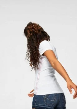 KangaROOS T-Shirt mit Label Metallic Print Hellgrau-meliert, Türkis, Schwarz, Marine 27 KangaROOS T-Shirt mit Label Metallic Print Hellgrau-meliert, Türkis, Schwarz, Marine -KANGAROOS Verkäufe 29745401