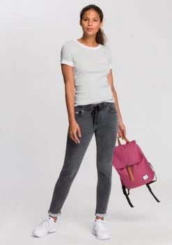 KangaROOS T-Shirt mit modischen Rippenbünchen Schwarz, Blau, Hellgrau-meliert 30 KangaROOS T-Shirt mit modischen Rippenbünchen Schwarz, Blau, Hellgrau-meliert -KANGAROOS Verkäufe 2b021fe9 fd8f 5309 b6bf 80c6873055bd