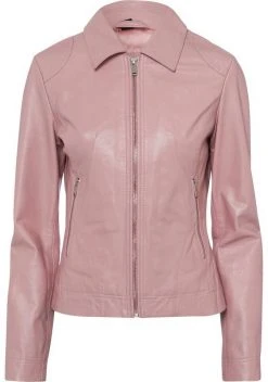 KangaROOS Lederjacke im schlichtem Hemdkragen und Reißverschlüssen - NEUE KOLLEKTION Rosa, Taupe, Schwarz -KANGAROOS Verkäufe 2b6414e6 b139 51f9 a064 f82e1e3a573d