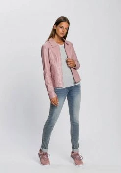 KangaROOS Lederjacke im schlichtem Hemdkragen und Reißverschlüssen - NEUE KOLLEKTION Rosa, Taupe, Schwarz -KANGAROOS Verkäufe 2d950e9c 408c 54a5 9fcf 457021fa7665 1