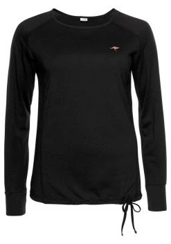 KangaROOS Langarmshirt Große Größen Schwarz, Petrol -KANGAROOS Verkäufe 30250131