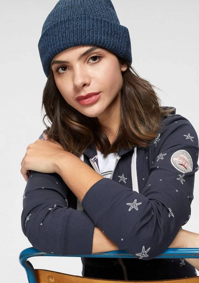 KangaROOS Sweatjacke mit maritimem Seestern Alloverprint 5 KangaROOS Sweatjacke mit maritimem Seestern Alloverprint – Bild 3