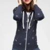 KangaROOS Sweatjacke mit maritimem Seestern Alloverprint -KANGAROOS Verkäufe 30738480