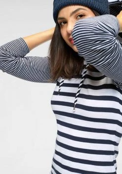 KangaROOS Kapuzenshirt im schönen Streifen-Mix mit passender Kordel Marine-weiß-gestreift, Hellblau-weiß-gestreift, Grün-marine-gestreift, Rosa-weiß-gestreift 5 KangaROOS Kapuzenshirt im schönen Streifen-Mix mit passender Kordel Marine-weiß-gestreift, Hellblau-weiß-gestreift, Grün-marine-gestreift, Rosa-weiß-gestreift -KANGAROOS Verkäufe 30739363