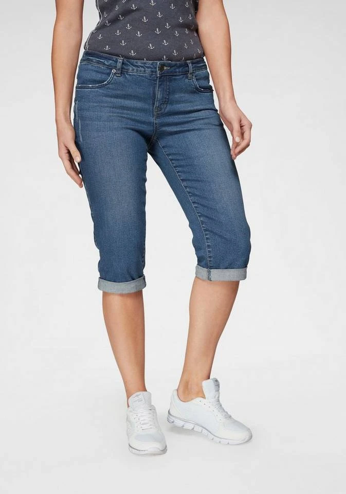 KangaROOS Caprijeans in 7/8 Länge mit destroyed Details Darkblue-used, Blau-denim 19 KangaROOS Caprijeans in 7/8 Länge mit destroyed Details Darkblue-used, Blau-denim – Bild 17