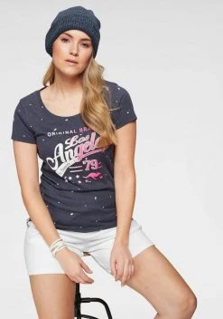 KangaROOS T-Shirt mit auffälligem Druck Marine-meliert-bedruckt, Pink-bedruckt, Schwarz, Weiß 22 KangaROOS T-Shirt mit auffälligem Druck Marine-meliert-bedruckt, Pink-bedruckt, Schwarz, Weiß -KANGAROOS Verkäufe 31120256