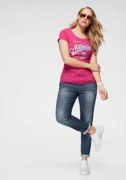 KangaROOS T-Shirt mit auffälligem Druck Marine-meliert-bedruckt, Pink-bedruckt, Schwarz, Weiß 16 KangaROOS T-Shirt mit auffälligem Druck Marine-meliert-bedruckt, Pink-bedruckt, Schwarz, Weiß -KANGAROOS Verkäufe 31168411