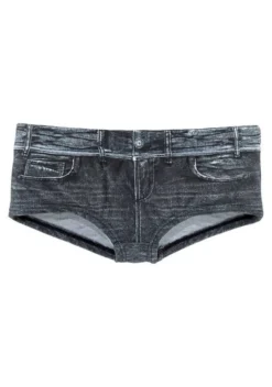 KangaROOS Bikini-Hotpants, in Jeans-Optik Pink, Jeansblau, Schwarz