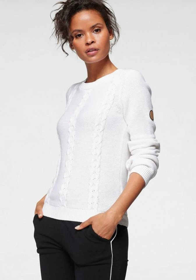 KangaROOS Rundhalspullover mit tollem Zopfmuster - NEUE KOLLEKTION Offwhite, Mittelblau 5 KangaROOS Rundhalspullover mit tollem Zopfmuster - NEUE KOLLEKTION Offwhite, Mittelblau – Bild 3