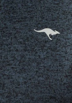 KangaROOS Strickfleecejacke mit Reißverschluss in Kontrastfarbe -KANGAROOS Verkäufe 32306725